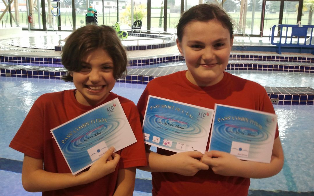 Passeport de l&rsquo;eau et Pass compétition du 19 janvier