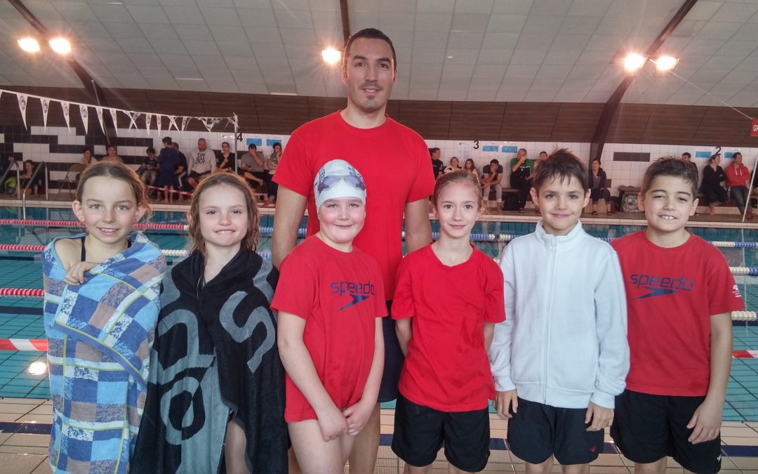 Natathlon Avenirs 1ère journée à St-Quentin Fallavier : Pluie de médailles pour les avenirs 1ère année
