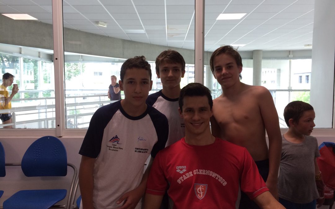 Sélection départementale au meeting de Clermont-Ferrand Jeunes les 2 et 3 juin : Gabriel et Jojo heureux de participer