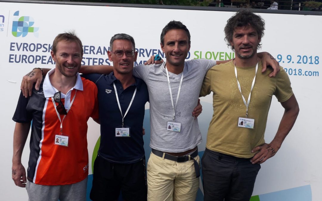 Championnats d&rsquo;Europe maîtres 2018 – Quatre nageurs Saint-Égrévois au plus haut niveau européen