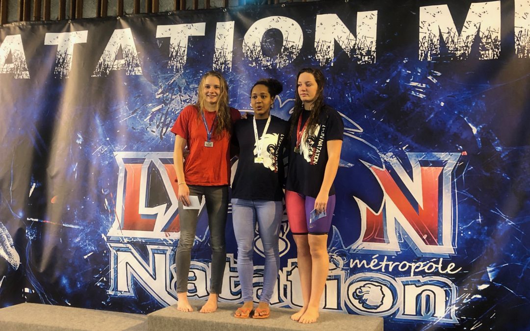 Meeting de Lyon des 15 et 16 décembre (1) : Alice repousse les limites du record du club du 50 nage libre.