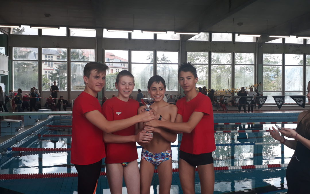 Interclubs départementaux Jeunes (1) le 5 mai : 12 garçons motivés, l’équipe 1 sur le podium