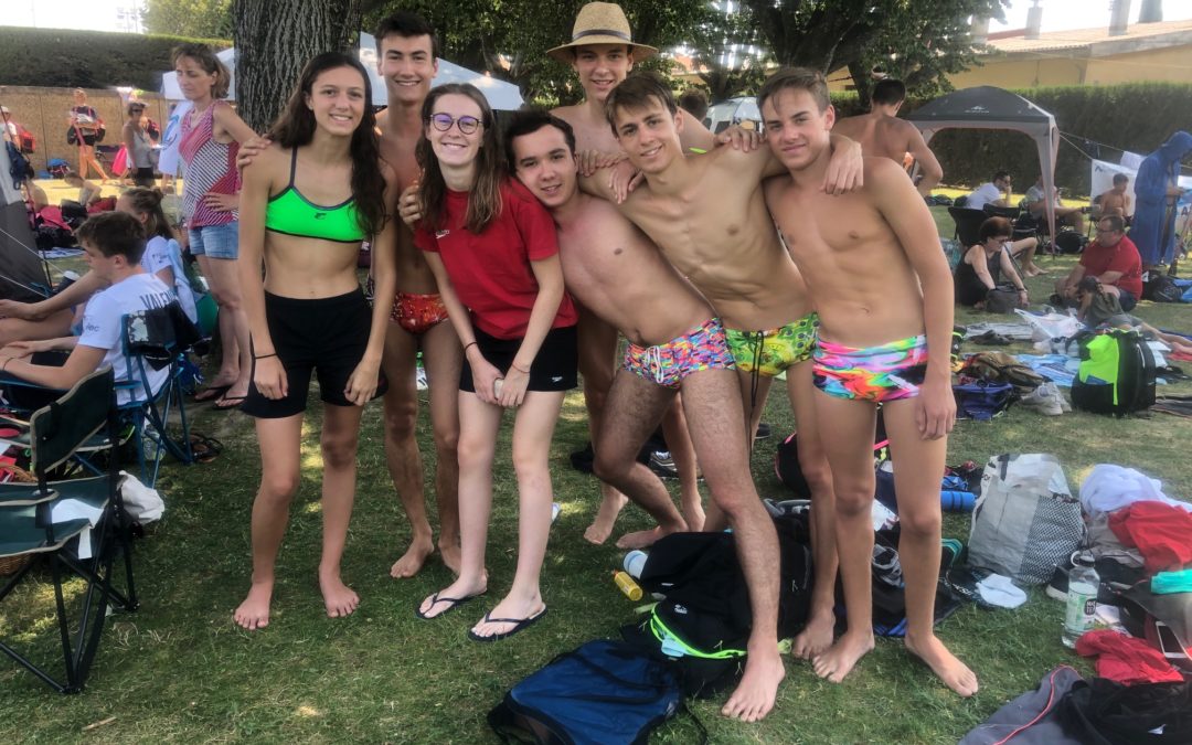 Championnats de ligue à Pierrelatte du 29 juin au 1er juillet : Canicule et eau froide, report du brevet, l’histoire d’une équipe st-egrèvoise bien amputée