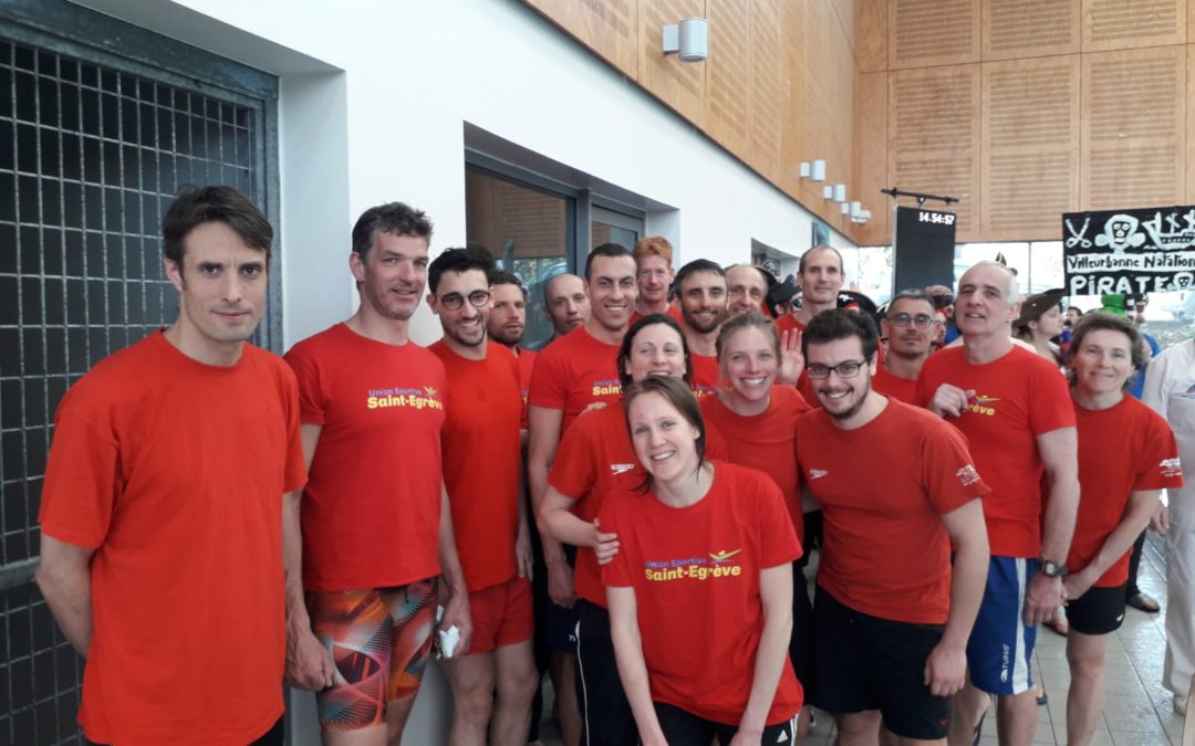 Championnats Interclubs maitres de la ligue AURA à Bourg-en-Bresse : l’équipe 1 sur le podium, l’équipe 2 13ème