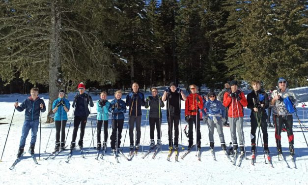 Ski de fond (5) : un groupe motivé et soudé mêlant plusieurs générations ce mercredi 17 février