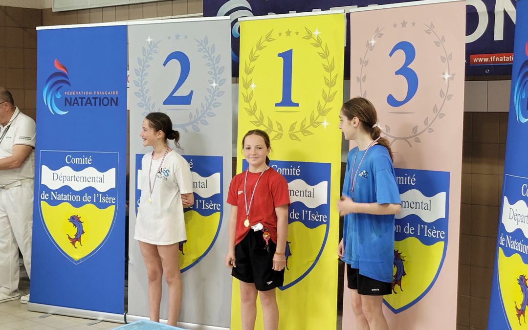 Championnats départementaux Avenirs à Fontaine les 29 et 30 avril : magnifique récolte pour les filles