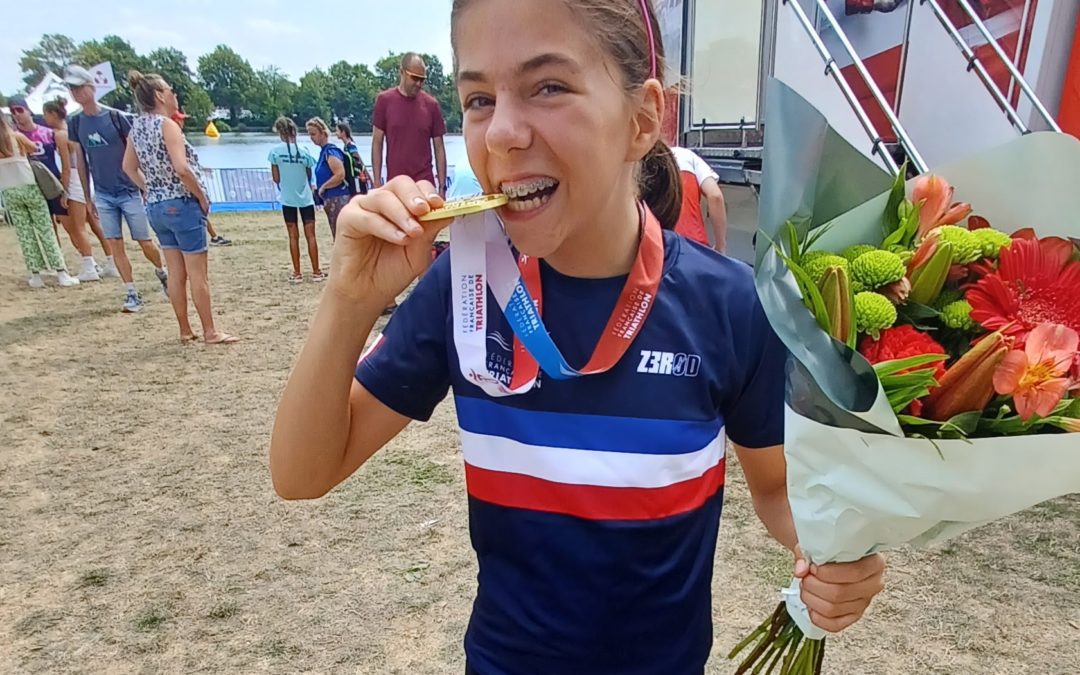 Louise Girard championne de France d’Aquathlon