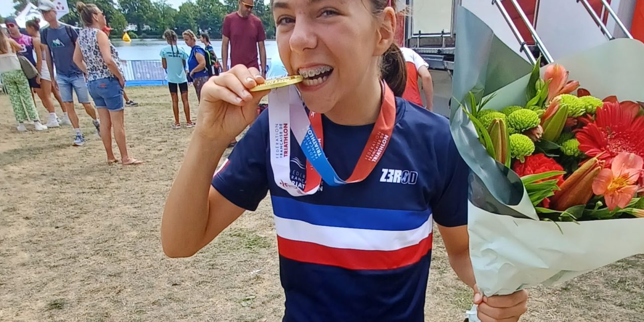 Louise Girard championne de France d’Aquathlon
