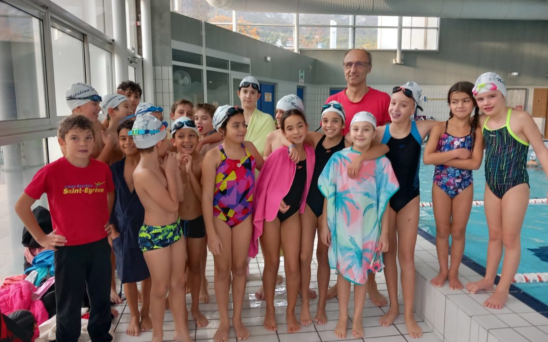 Trophée 4 Nages des avenirs à Meylan le samedi 11 novembre