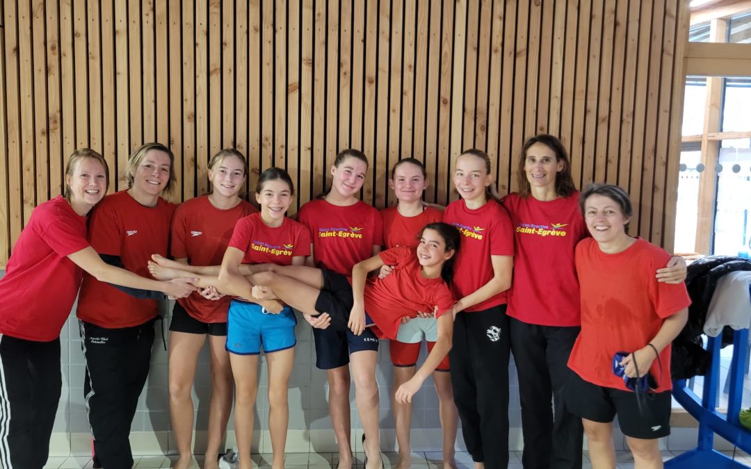 Interclubs TC Dames : l’équipe 1 dames de St-Egrève 1ère de la poule et 2ème du classement départemental