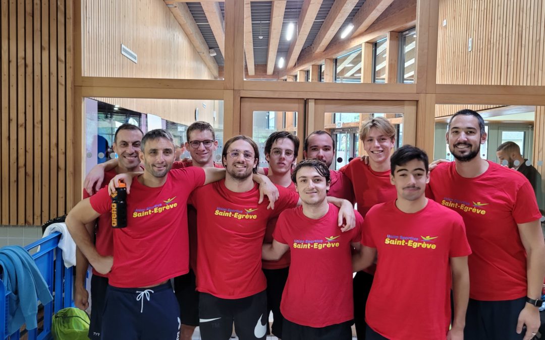 Interclubs Toutes catégories Messieurs à St-Egrève : un 4*100 4 Nages quasi-historique pour l’équipe 1