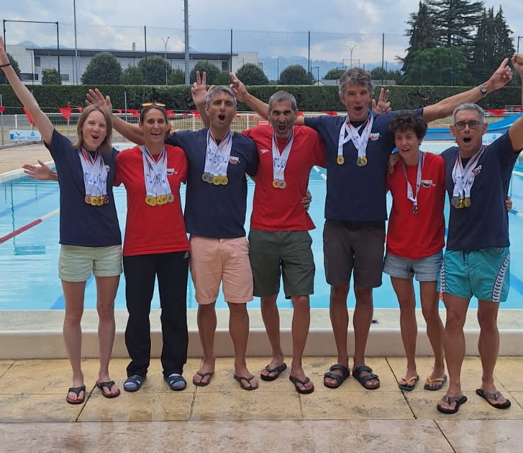 Championnats de France des maitres (plus de 25 ans) 4ème journée à Tarbes : « The end » mais 3 médailles de plus.